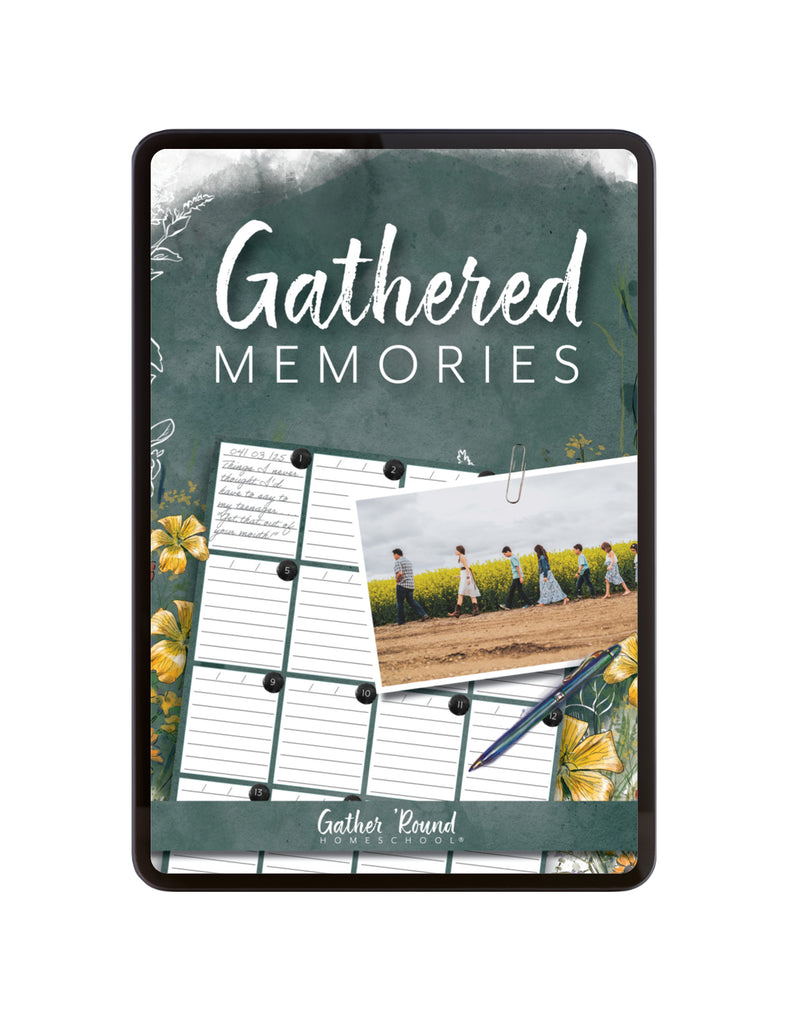 Gathered Memories: A Daily Reflection Journal for Busy Moms