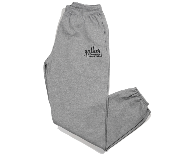 Gathered Somewhere Comfortable Sweatpants (gray)