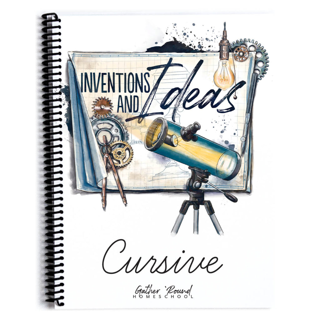 Inventions and Ideas Cursive Printed Book