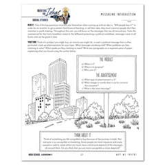 Inventions and Ideas homeschool unit study printed student workbook in high school lesson one 
