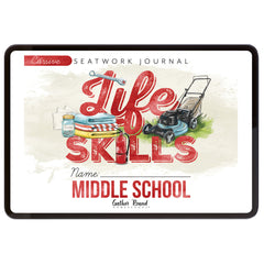 Life Skills homeschool unit study digital middle school cursive seatwork journal