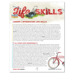 Life Skills homeschool unit study printed teacher guide lesson 1