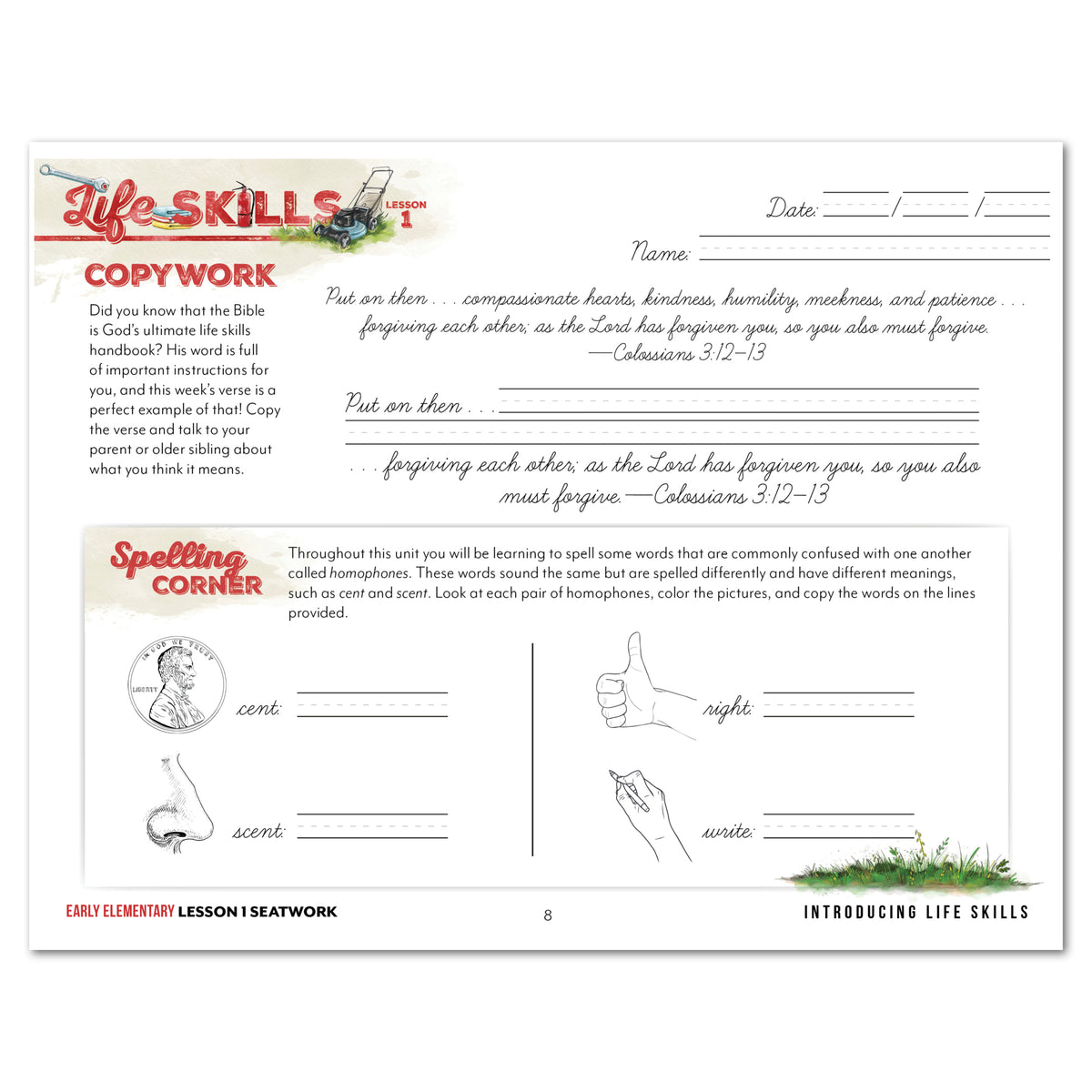 Life Skills Seatwork (Digital Download) – Gather 'Round Homeschool USA
