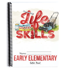 Life Skills homeschool unit study printed student book early elementary