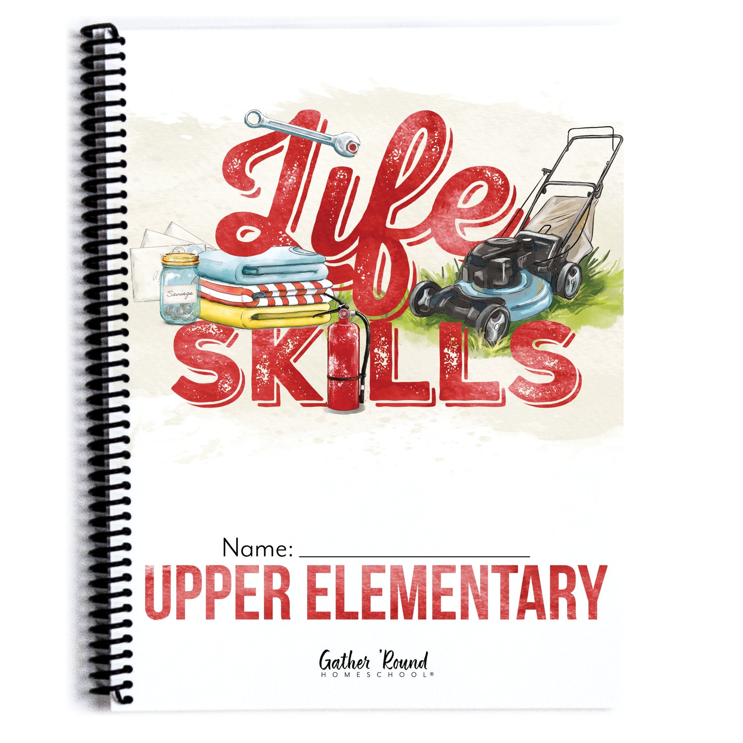 Life Skills homeschool unit study printed student book upper elementary 