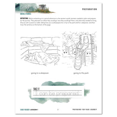 Living Off the Land homeschool unit study early reader student printed notebook lesson one 