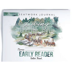 Living Off the Land homeschool unit seatwork journal print Early Reader student notebook in cursive