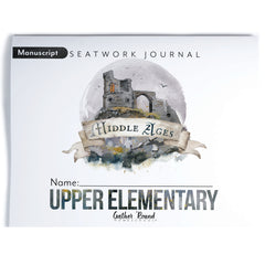 Middle Ages homeschool unit study digital student seatwork book in manuscript for upper elementary