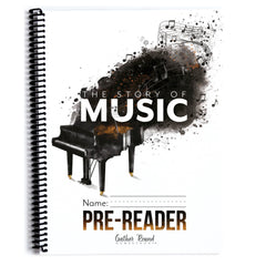 Music homeschool unit study print student workbook for Pre-Reader