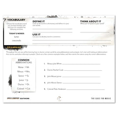 Music homeschool unit study digital student seatwork journal in manuscript for upper elementary lesson one