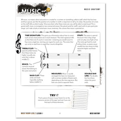 Music homeschool unit study print student Music Theory workbook level two lesson one