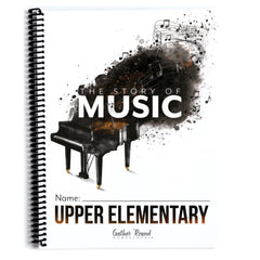 Music homeschool unit study print student workbook for Upper Elementary
