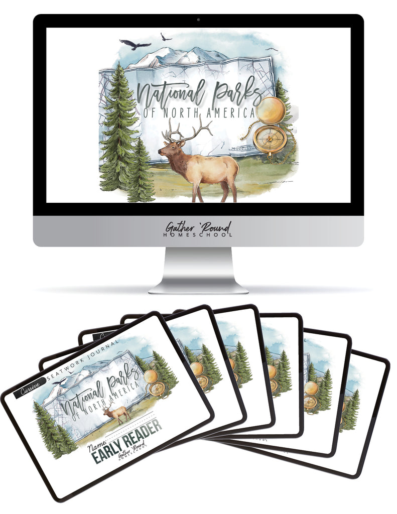 National Parks Digital Seatwork Books