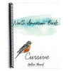 North American Birds Part 1 Cursive Writing Printed Book