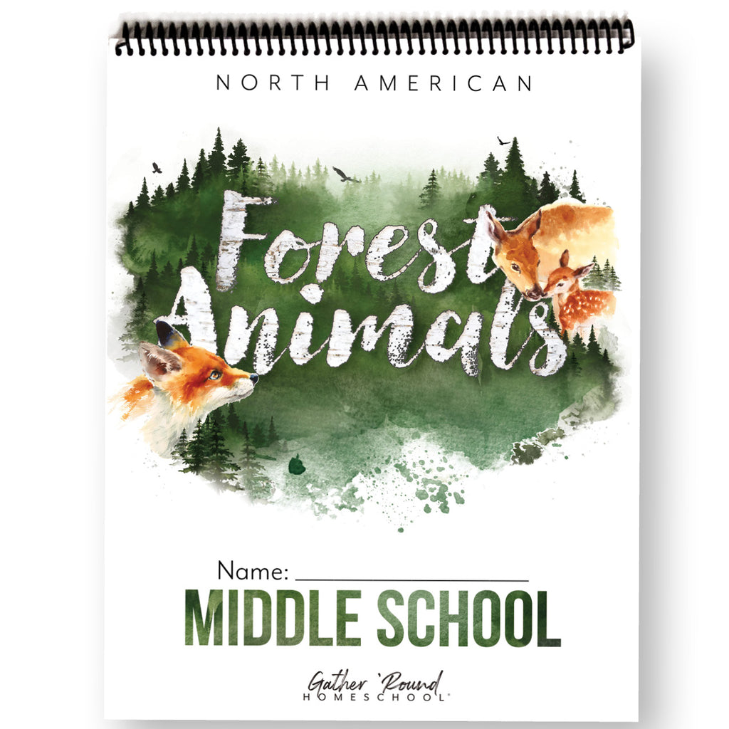 North American Forest Animals Printed Books