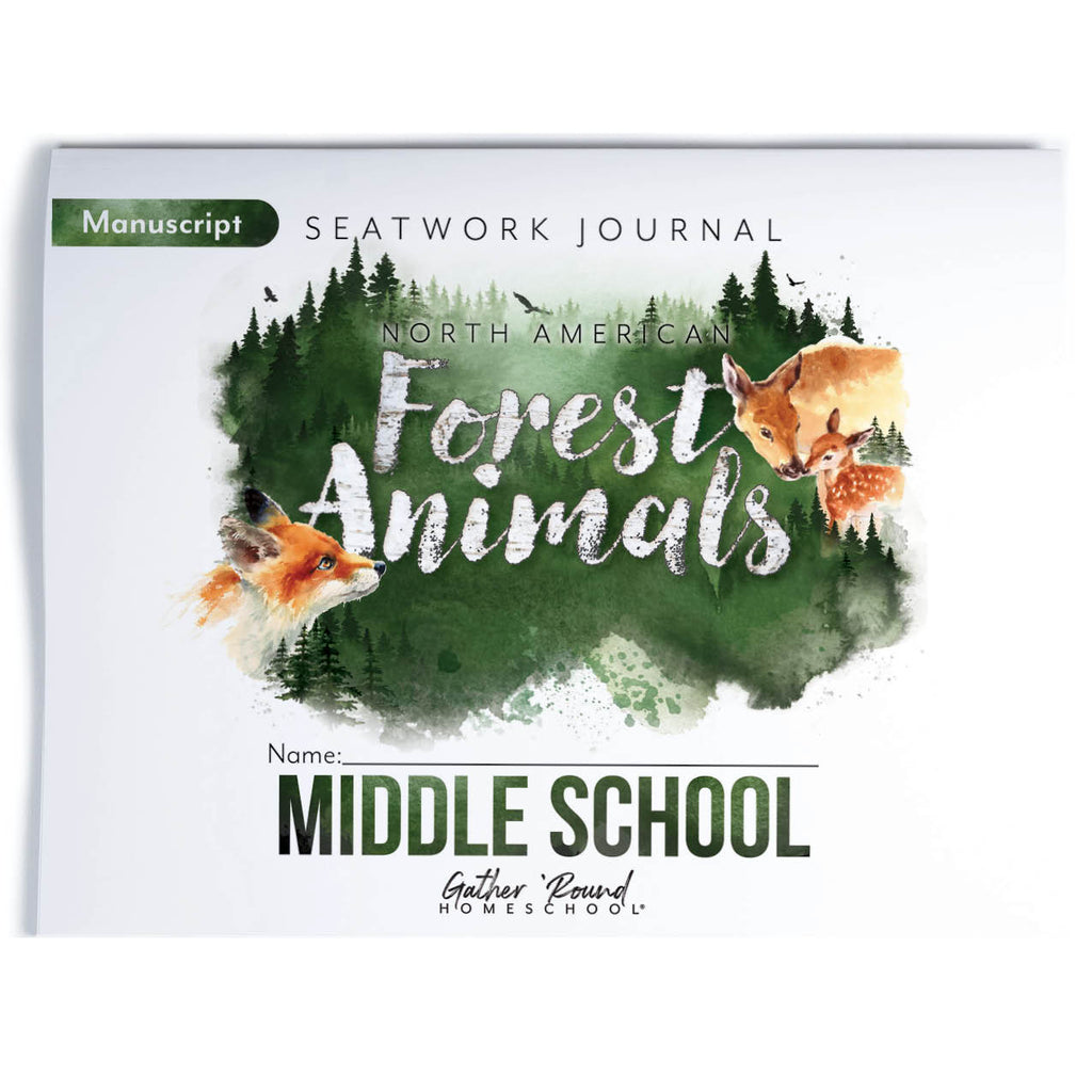 North American Forest Animals Seatwork Books