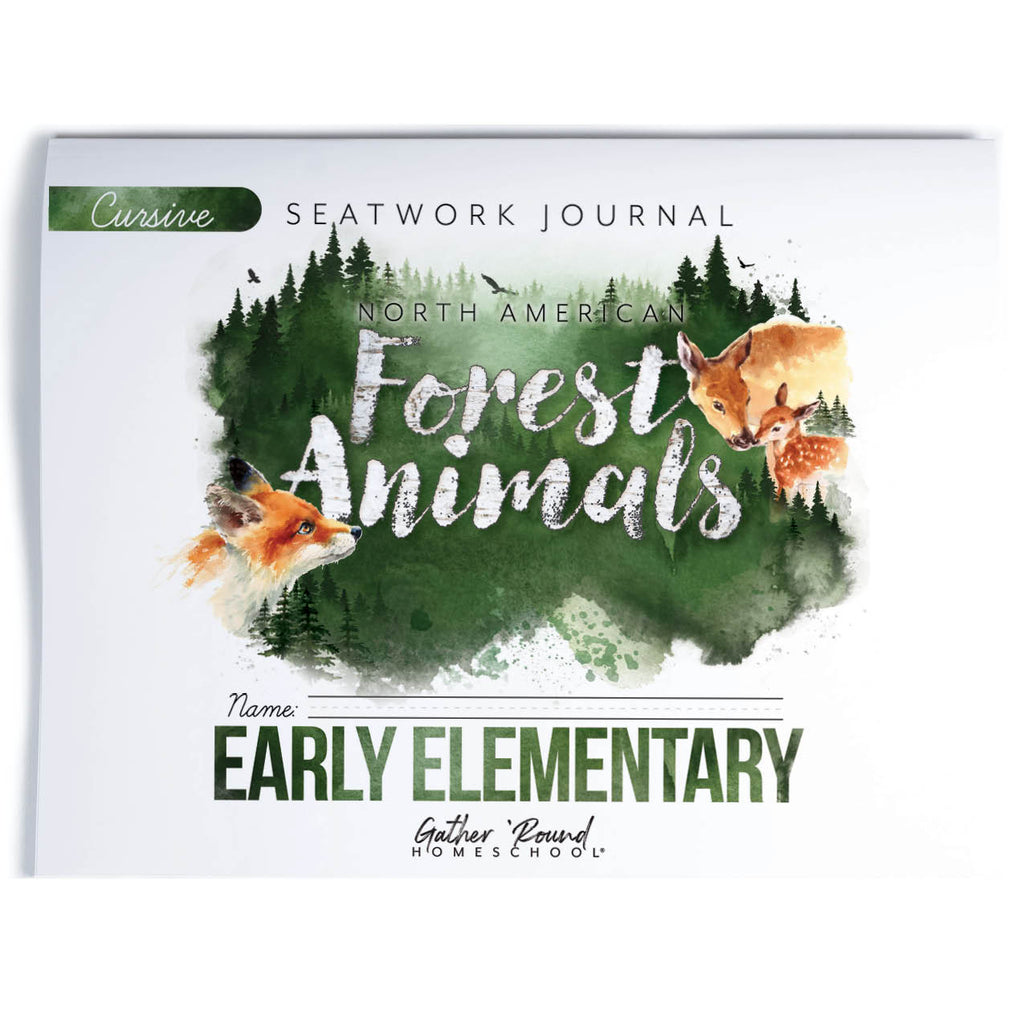 North American Forest Animals Seatwork Books