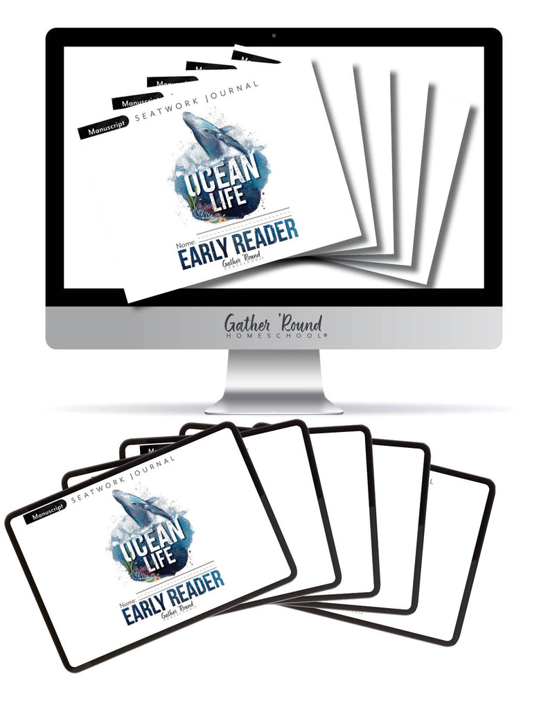 Ocean Life Digital Seatwork Books