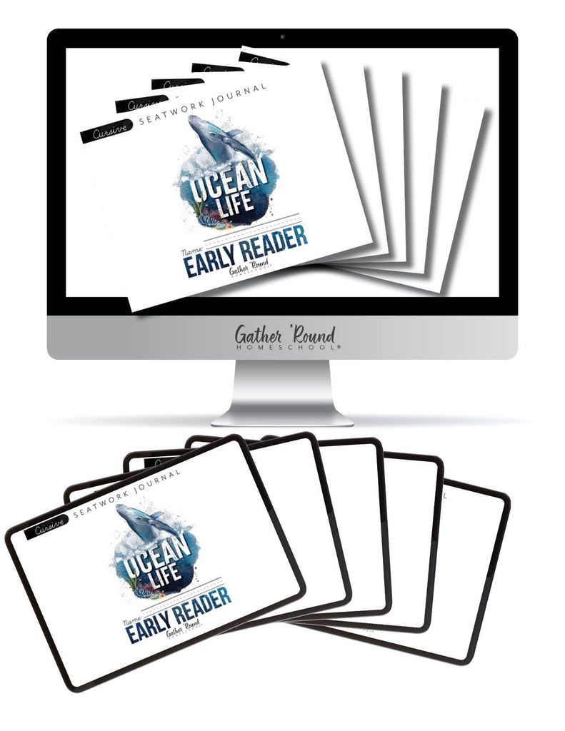 Ocean Life Digital Seatwork Books