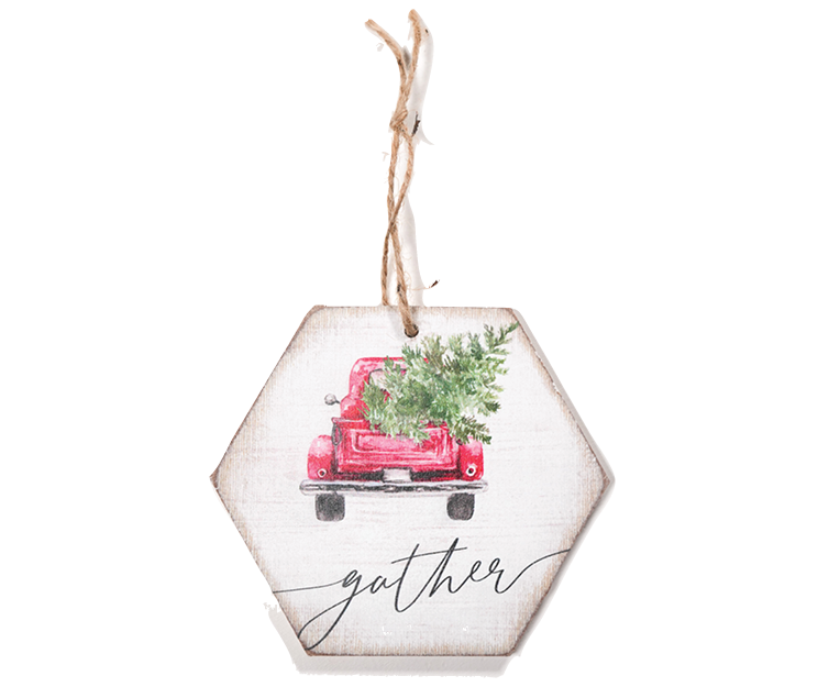 Wooden Christmas Ornament