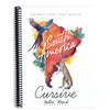 South America Cursive Writing Printed Book