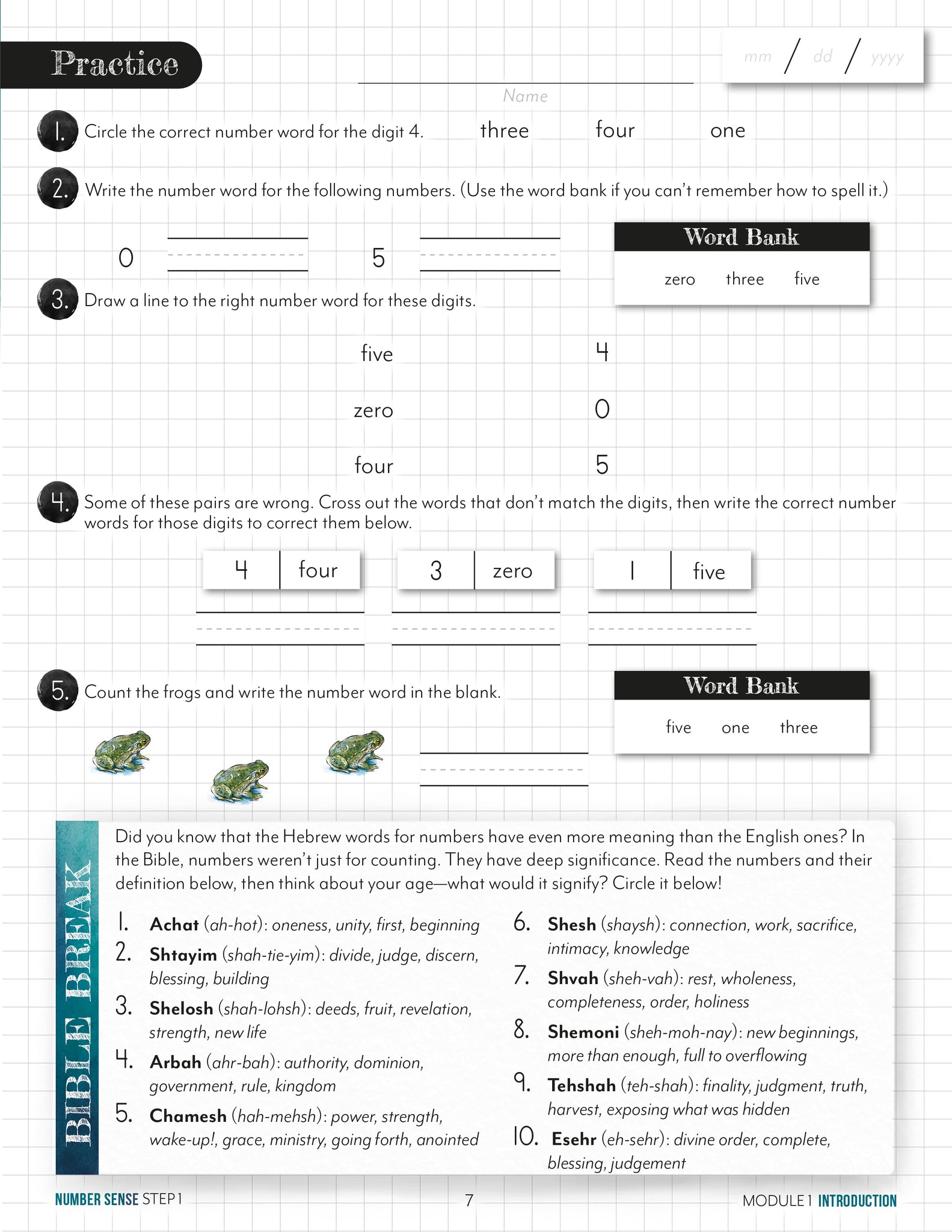 Modular Math: Number Sense – Gather 'Round Homeschool USA
