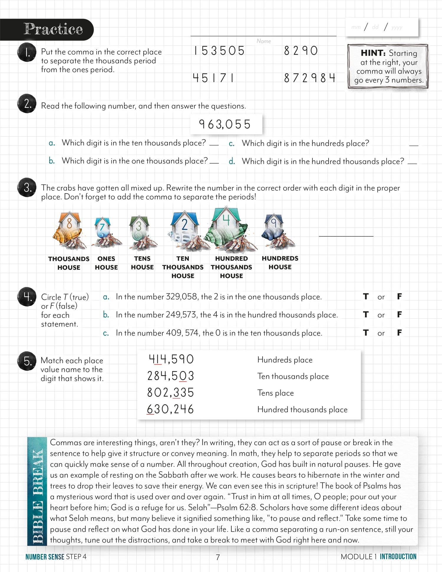 Modular Math: Number Sense (Printed Books)