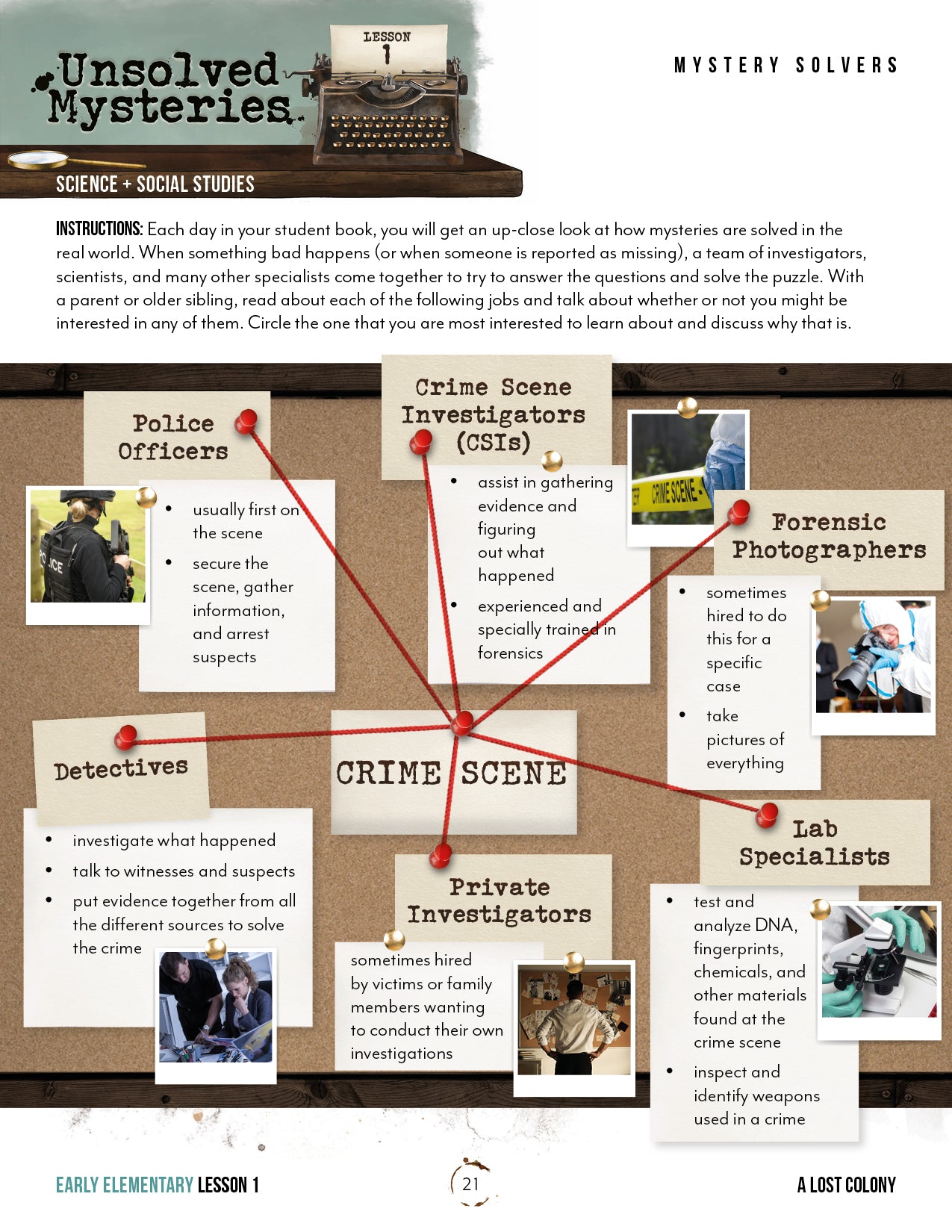Unsolved Mysteries Unit (Printed Unit)