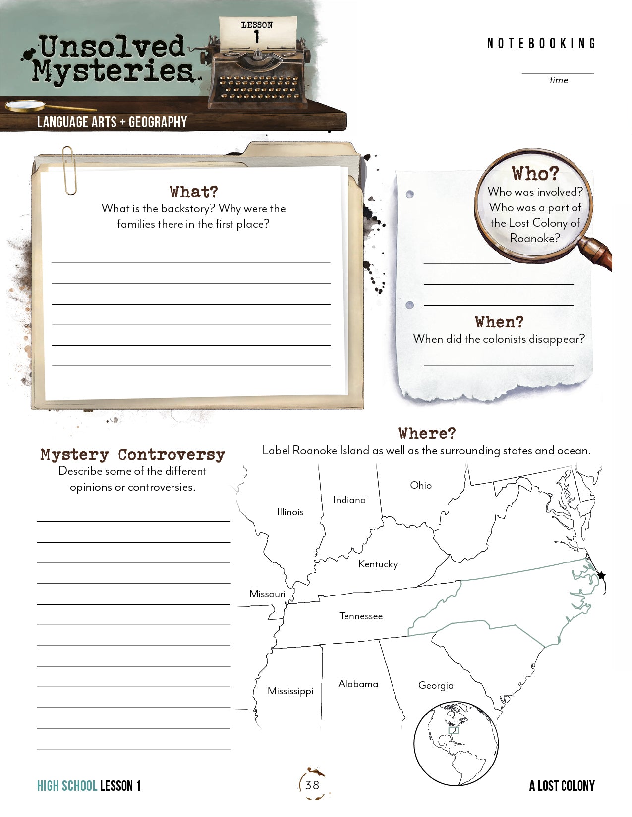 Unsolved Mysteries Unit (Printed Unit)