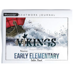 Vikings Homeschool Unit Study Printed Seatwork Journal Manuscript Early Elementary