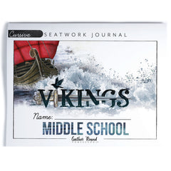 Vikings Homeschool Unit Study Printed Seatwork Journal Cursive Middle School