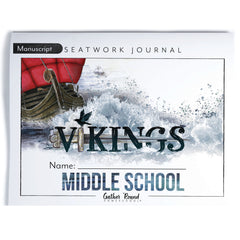 Vikings Homeschool Unit Study Printed Seatwork Journal Manuscript Middle School