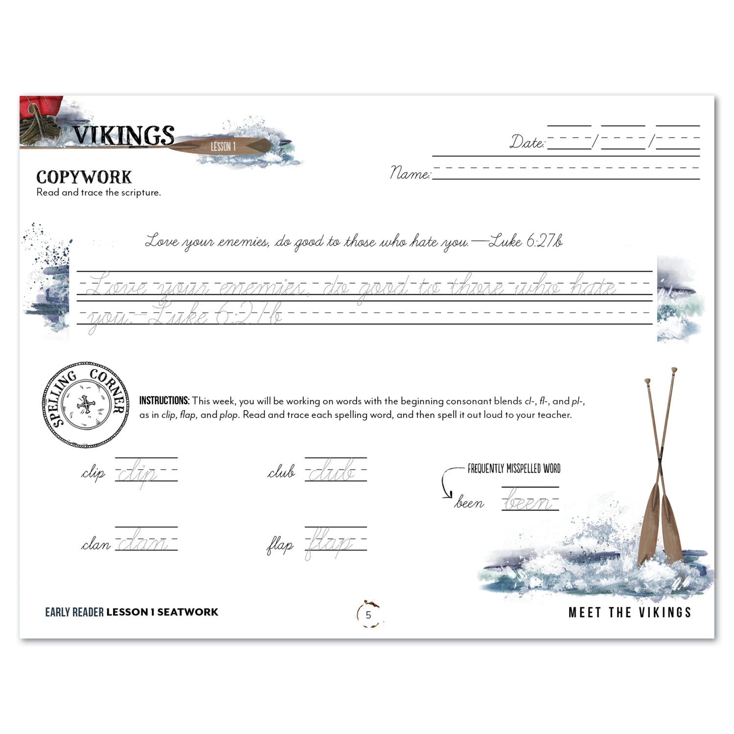 Vikings Seatwork (Digital Downloads)