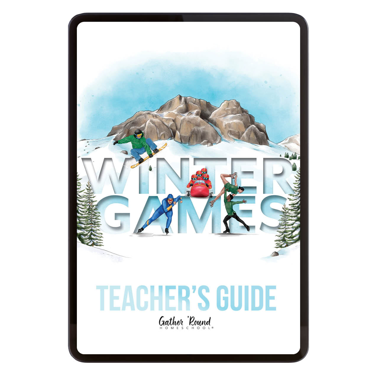 Winter Games Homeschool Unit Study Digital Download Teacher's Guide