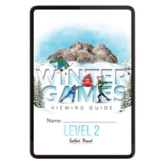 Winter Games Homeschool Unit Study Digital Download Level 2 Student Book 