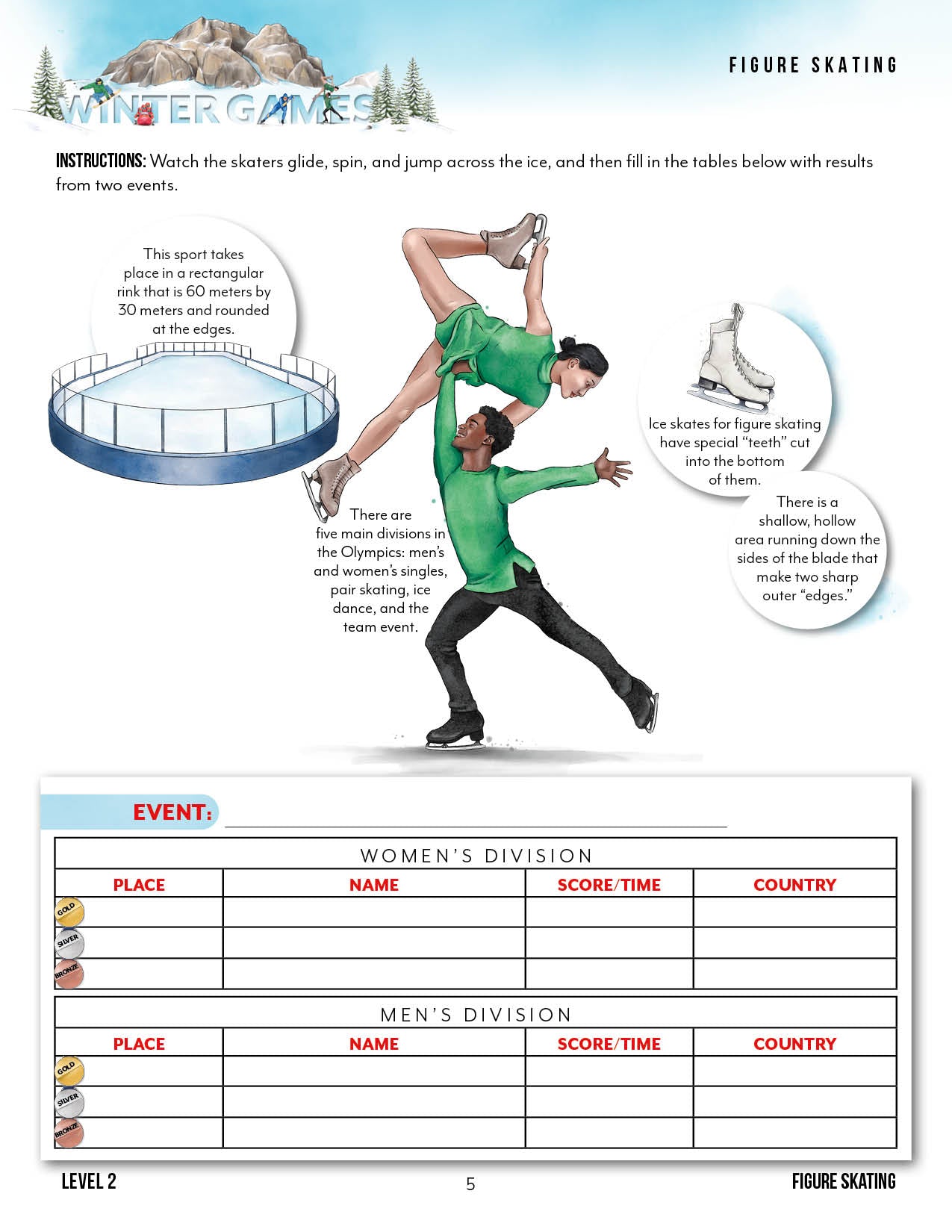 Winter Games Unit (Printed Books)