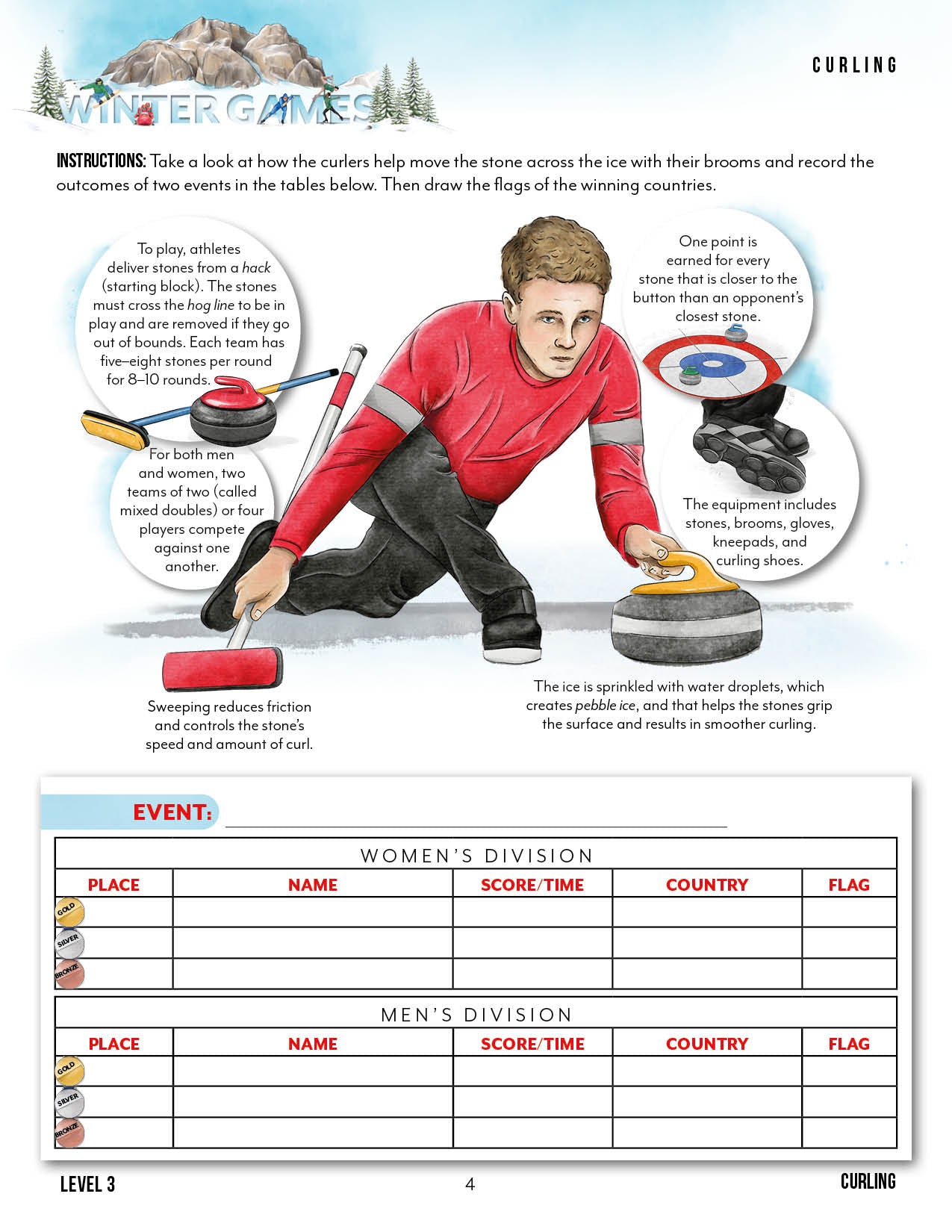 Winter Games Unit (Printed Books)