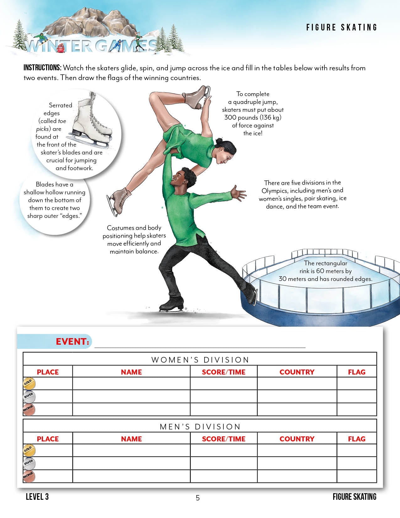 Winter Games Unit (Printed Books)