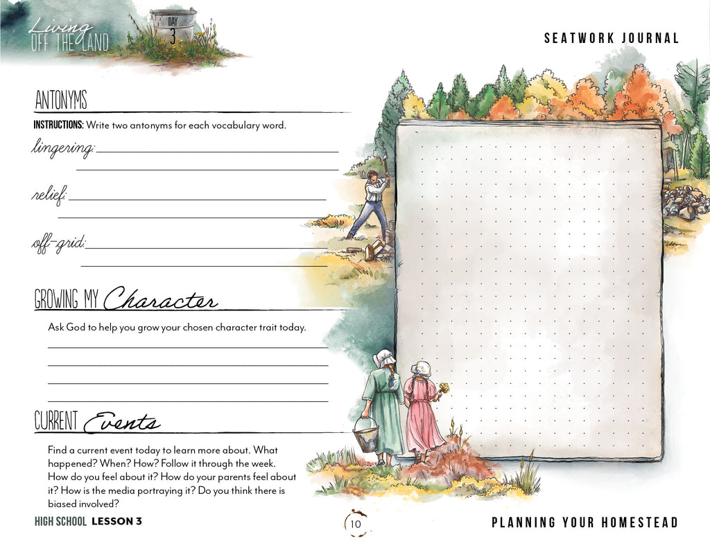 Living Off the Land Digital Seatwork Books – Gather ‘Round