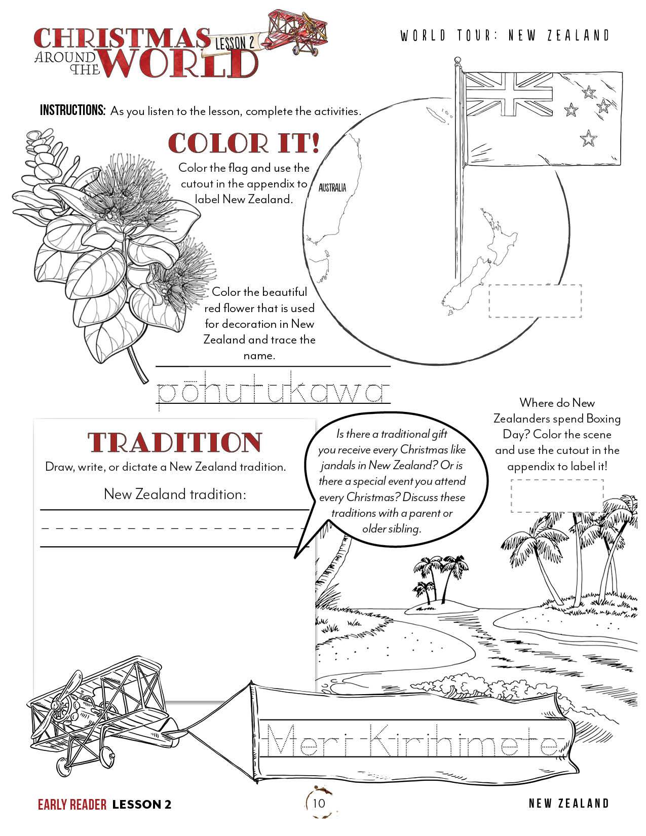 Christmas Around the World Unit (Printed Books)