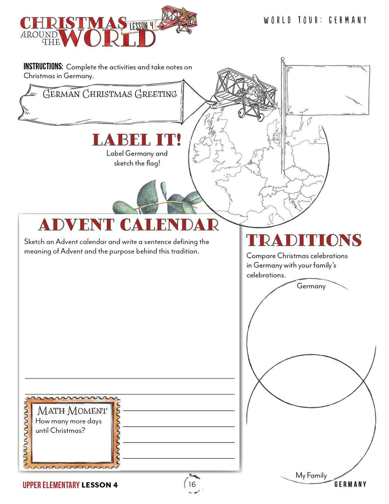 Christmas Around the World – Gather 'Round Homeschool USA for Free Christmas Around The World Printables