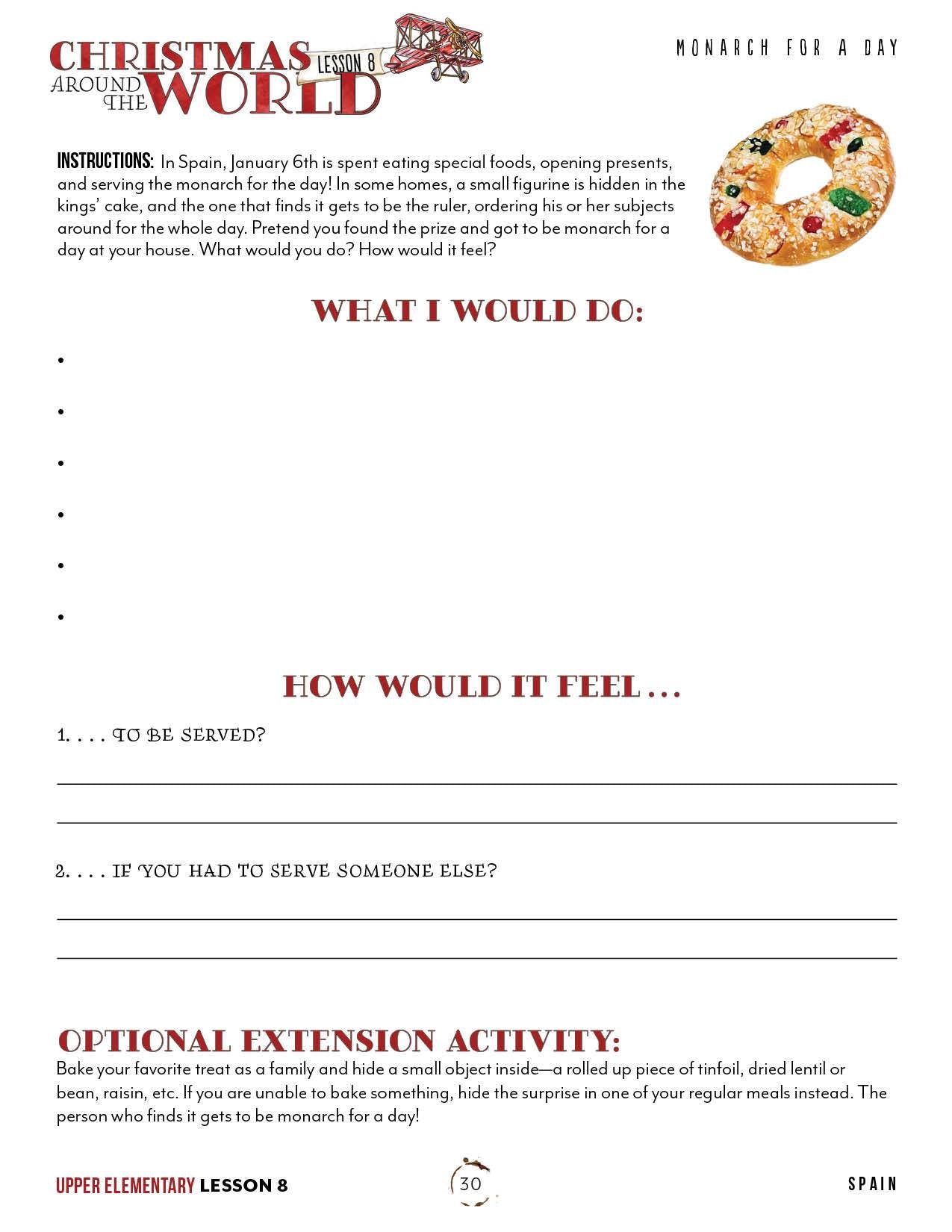 Christmas Around the World Unit (Printed Books)