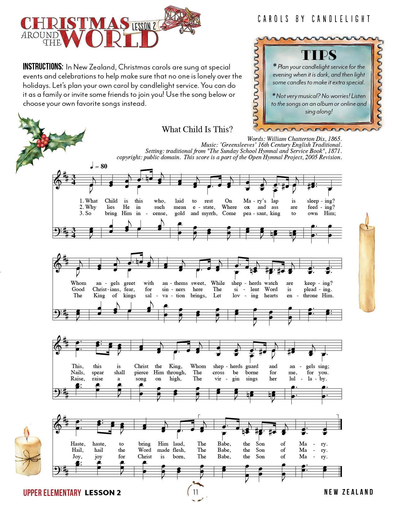 Christmas Around the World Unit (Printed Books)