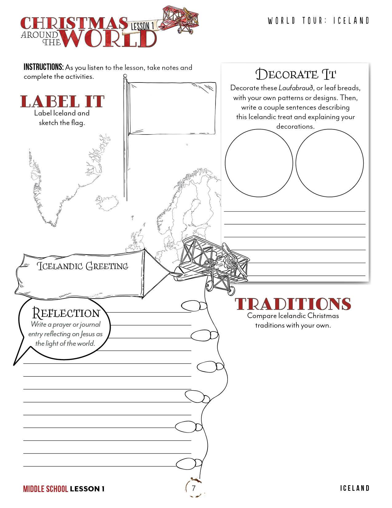 Christmas Around the World Unit (Printed Books)