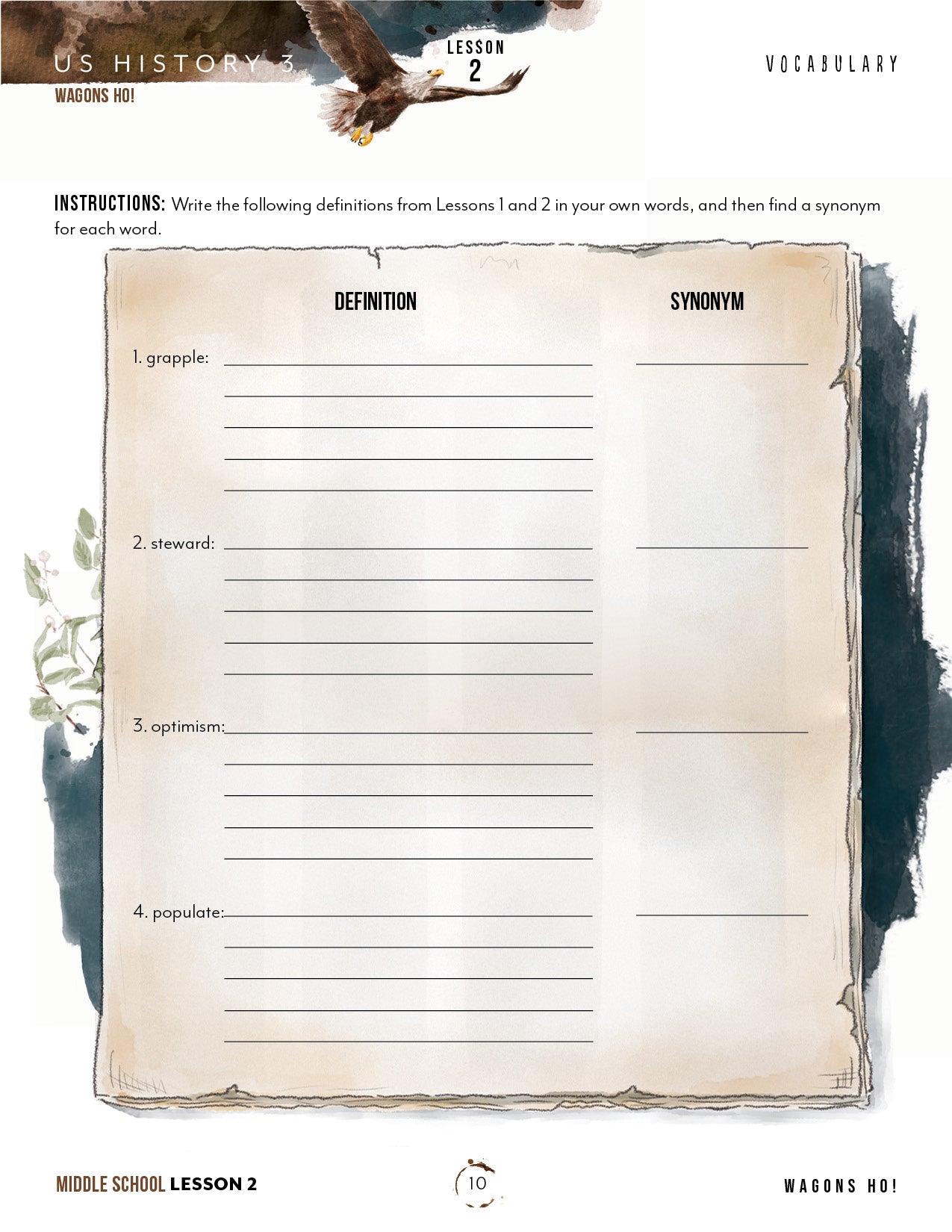 US History 3 Unit (Printed Books)