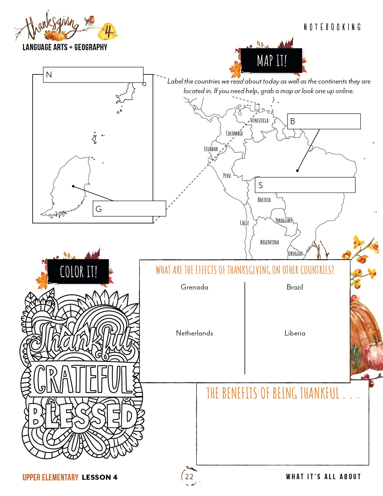 Thanksgiving Unit (Digital Bundles)