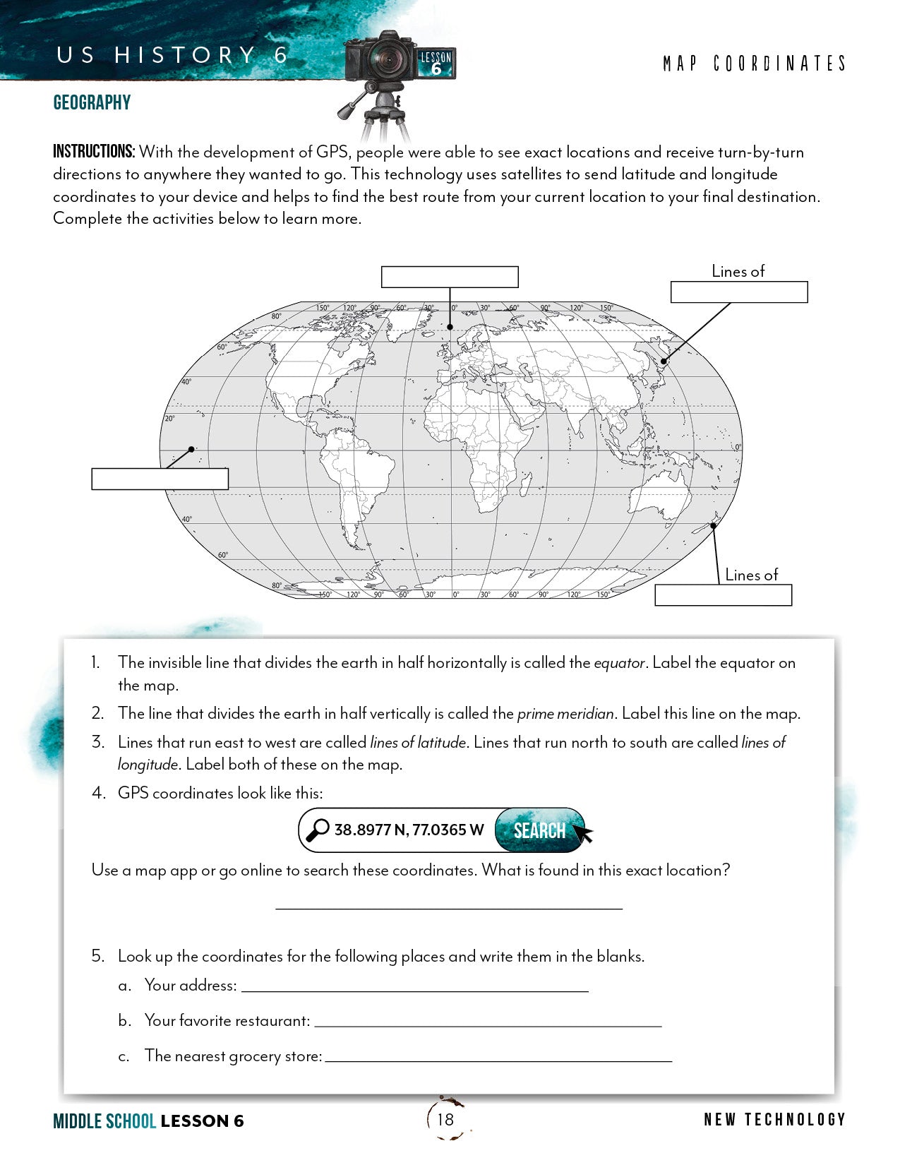 US History 6 Unit (Printed Books)