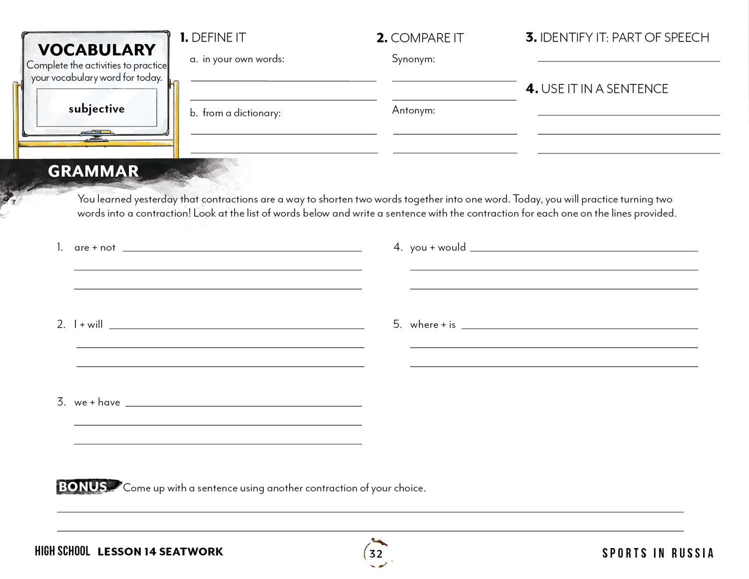 Sports and PE Seatwork (Printed Books)