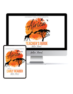 Africa homeschool unit study Digital Teacher's Guide and Early Reader Bundle 