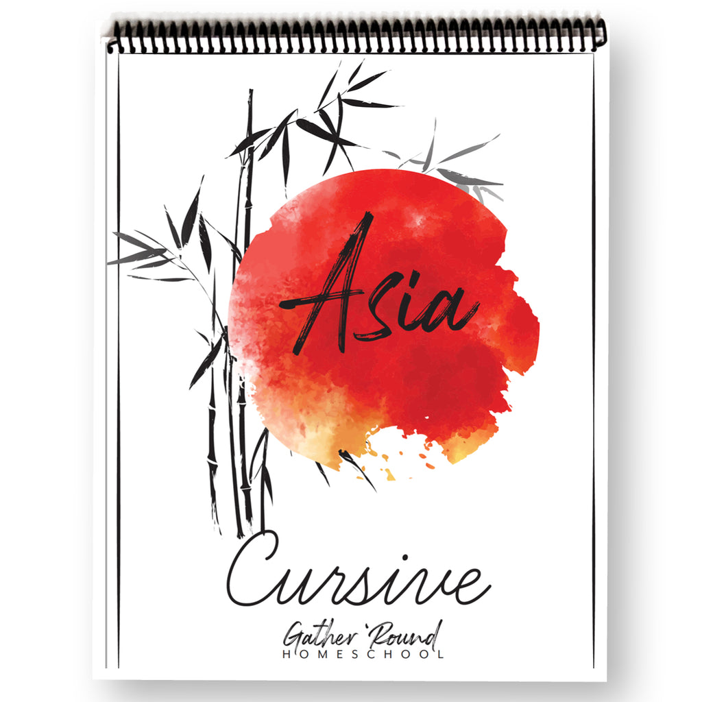 Asia Cursive Writing Printed Book